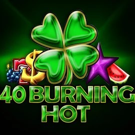 40 Burning Hot slot logo by Amusnet Interactive at Sankra Casino