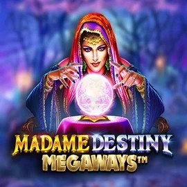 Madame Destiny Megaways slot visual from Pragmatic Play available on sankracasino.gr.com